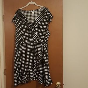 Arizona plaid ruffle dress